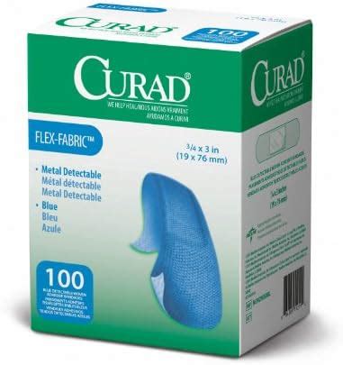 blue metal fabric bandage|curad blue fabric bandages.